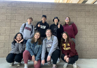 Gannon students on Day 1 of their Arizona Border ABST, 2022.